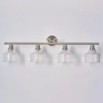 Modern Minimalist Style Wall Sconce,Wall Lights,Dimmable Wall Sconce,Crafted from metal with hand-blown glass shade, our versatile sconce makes a brilliant addition to an entry, hallway, or bathroom. Clean and simple shape glass shades fixed by painted bronze thumbscrews, matching the fixture for sleek precision. Budget-friendly set of two-wall sconces is a great lighting solution for your daily routine use.