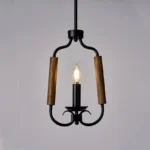 If you’re looking for vintage and elegance, look no further. Cala Candle 1 Pendant light is a candlestick wood gold pendant for restaurants, bars, bedrooms, you will be fascinated and awed by it. With its retro chic look, your home will look and feel very homely!