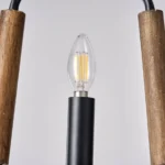 If you’re looking for vintage and elegance, look no further. Cala Candle 1 Pendant light is a candlestick wood gold pendant for restaurants, bars, bedrooms, you will be fascinated and awed by it. With its retro chic look, your home will look and feel very homely!
