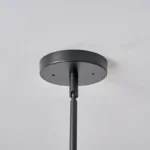 Diamond Epazo Pendant Light is a very American industrial style pendant light, the overall frame is made of black stainless steel with an openwork diamond frame, the center base is made of brass in the shape of a candelabra, and there are a total of six light sources to provide illumination, which is perfect for your minimalist home décor.