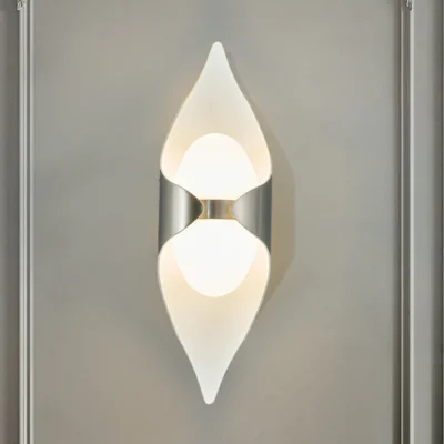 Modern Minimalist Style Wall Sconce,Wall Lights,Dimmable Wall Sconce,Crafted from metal with hand-blown glass shade, our versatile sconce makes a brilliant addition to an entry, hallway, or bathroom. Clean and simple shape glass shades fixed by painted bronze thumbscrews, matching the fixture for sleek precision. Budget-friendly set of two-wall sconces is a great lighting solution for your daily routine use.
