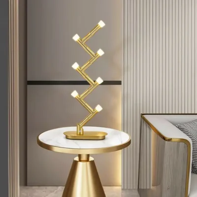 Suitable as a table lamp for bedroom decoration, warm white light two light sources can be selected to meet the daily lighting needs. It can also be placed on the desk to illuminate the office area.