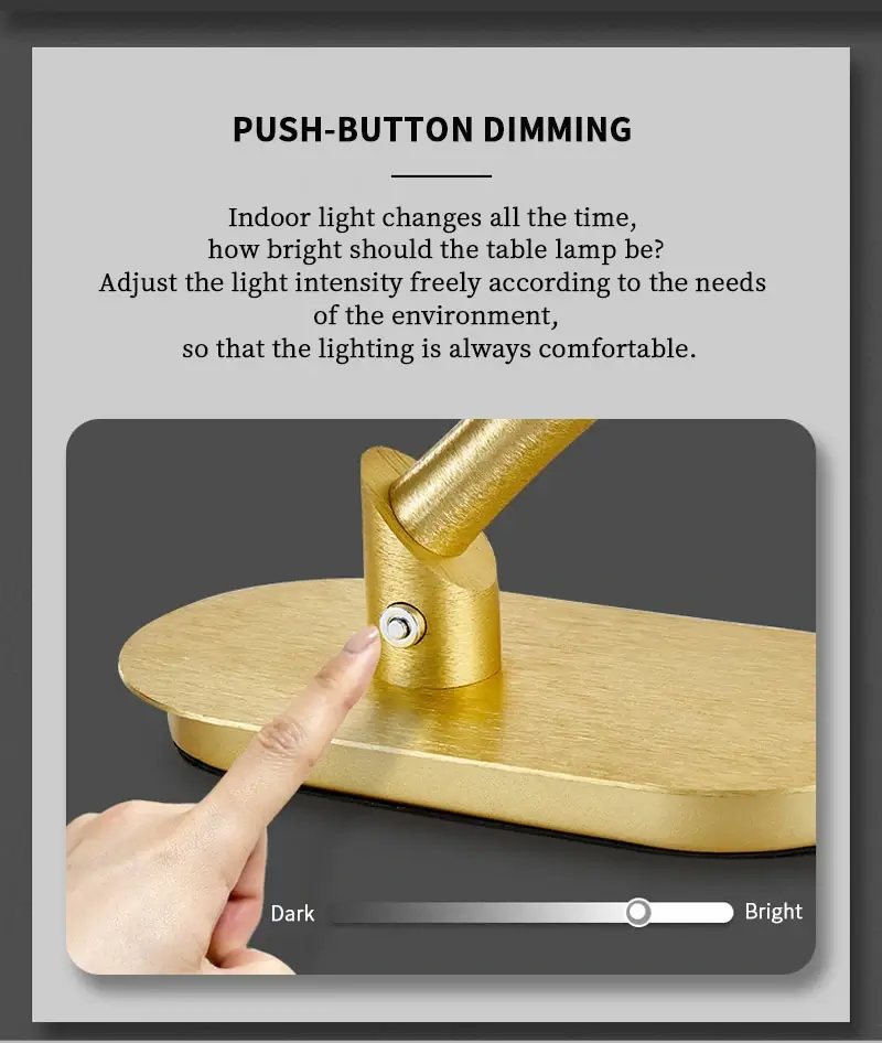Suitable as a table lamp for bedroom decoration, warm white light two light sources can be selected to meet the daily lighting needs. It can also be placed on the desk to illuminate the office area.