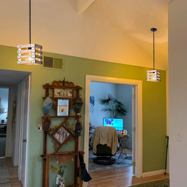 beautiful wooden light