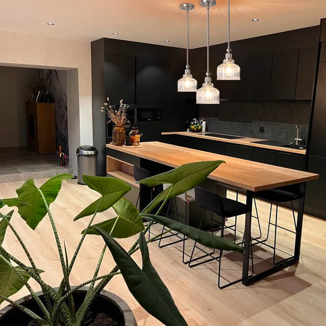 flower pendant light