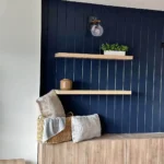 This wall sconce blends two styles, American industrial and farmhouse, with a sturdy base for use in wet environments. The mounting direction can be either up or down, and the bulb needs to be purchased on its own. This wall sconce is a big hit with home decor bloggers on instagram, so hopefully this wall sconce fixture will give your home a new look as well.