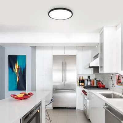Introducing our 12 Inch LED Flush Mount Ceiling Light Fixture, a sleek and modern lighting solution designed to illuminate any space with style and efficiency.