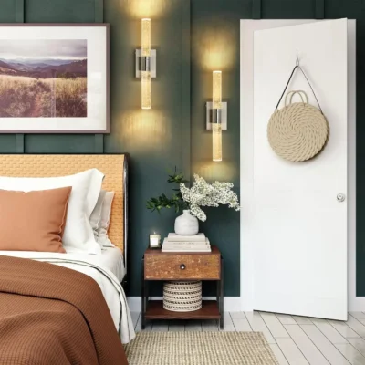 Elevate your bathroom ambiance with the Modern LED Crystal Bathroom Vanity Light