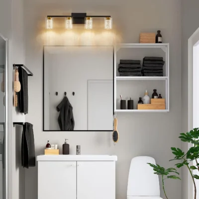 Illuminate your bathroom with our 3 Color Dimmable Bathroom Light.