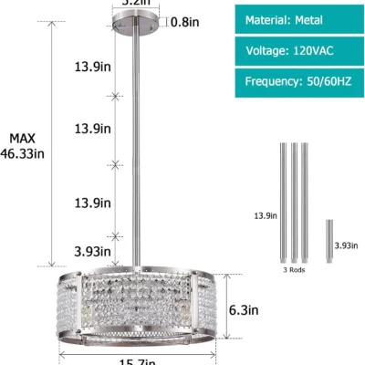 Brushed Nickel Ceiling Fans with Lights Remote Control" seamlessly blend convenience and sophistication into one sleek package.